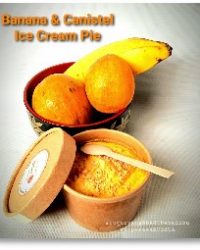 Eskrim Pie 100% Buah Asli Pisang - Kanistel dengan Gula Rendah Glikemik 120 gram