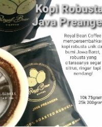 PROMO Kopi Robusta Preanger Royal Bean 75 gr